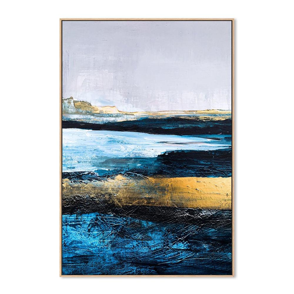 Deep Horizon , Hand-painted Canvas