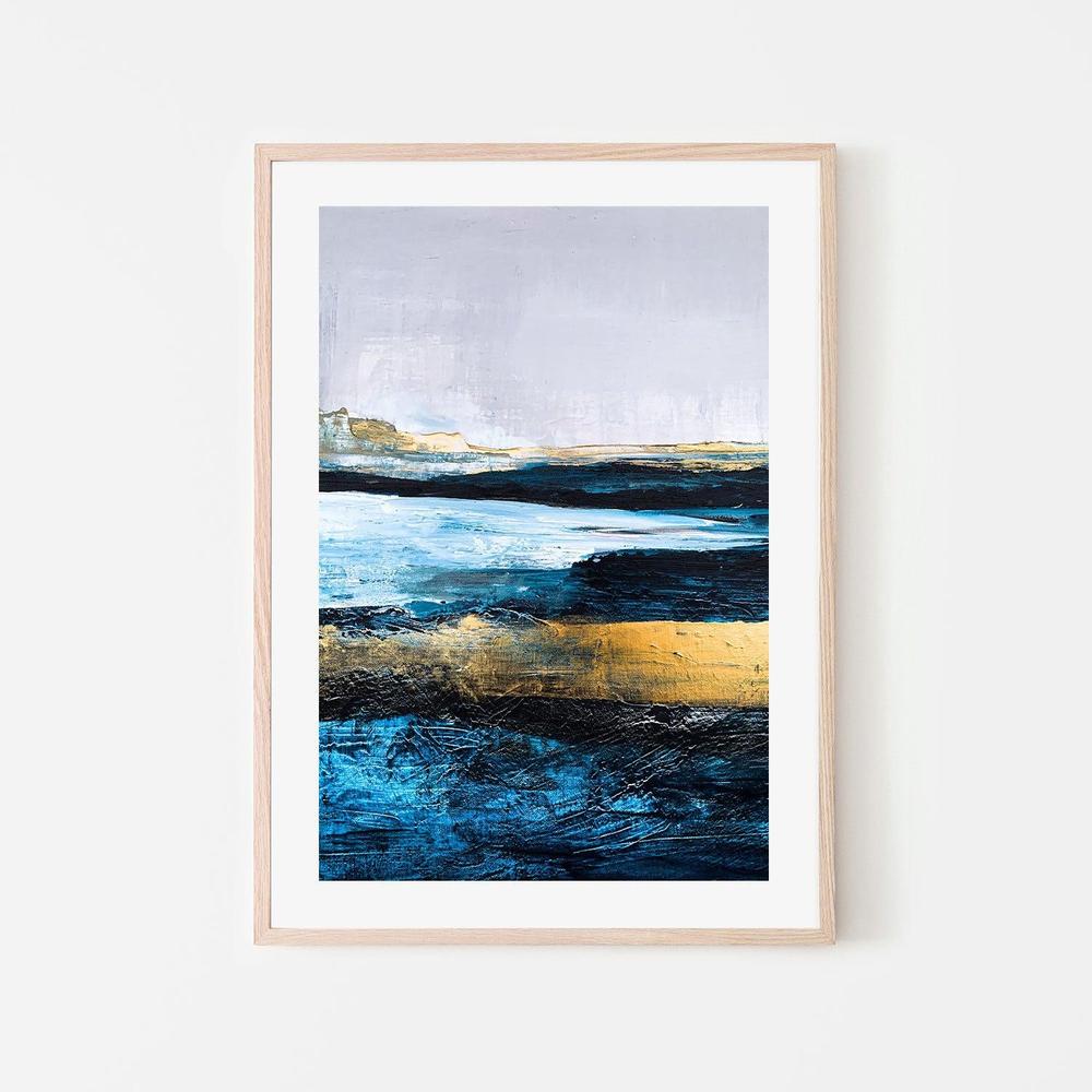 Deep Horizon , Hand-painted Canvas