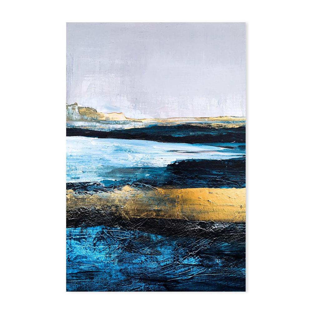 Deep Horizon , Hand-painted Canvas