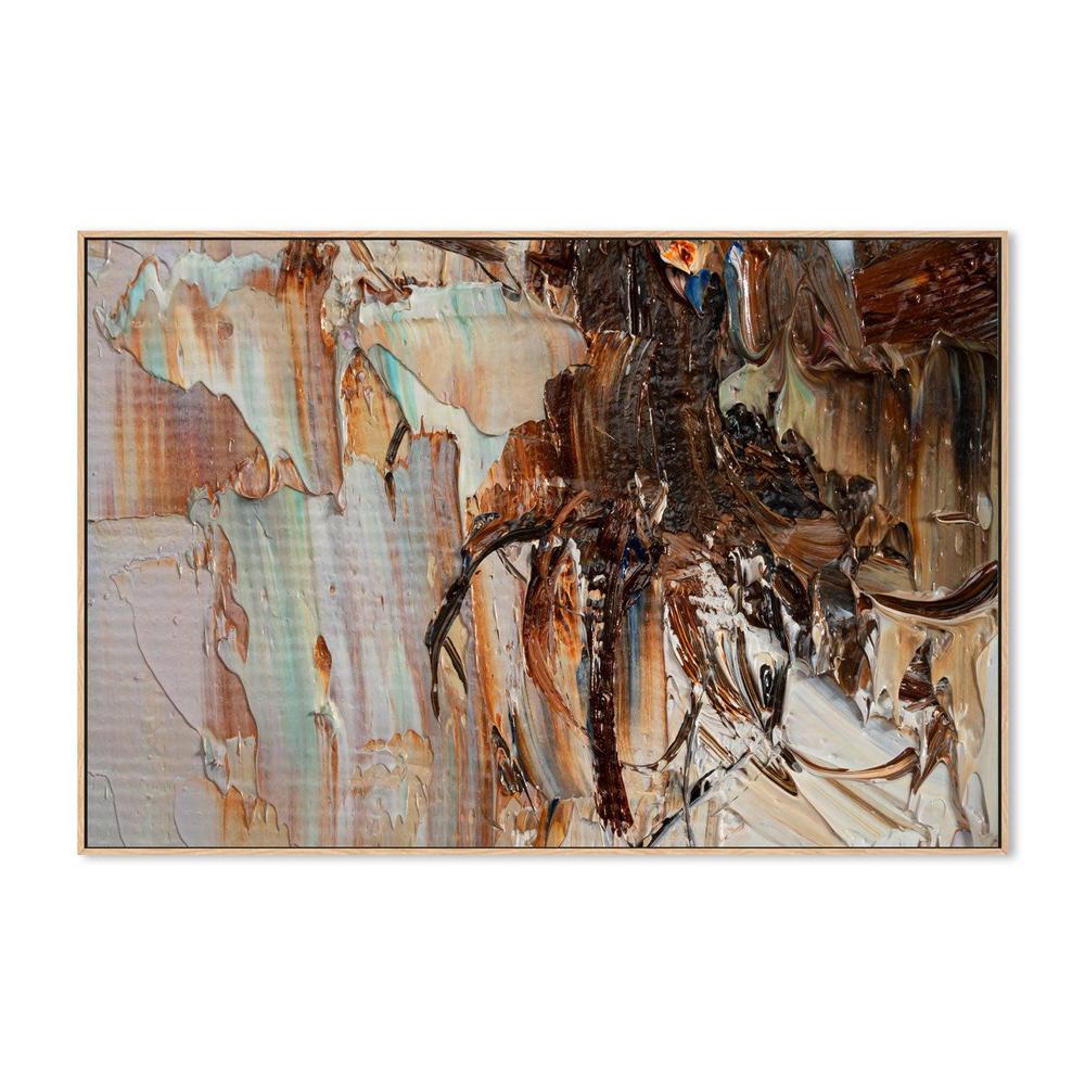 Silk and Cream , Hand-painted Canvas