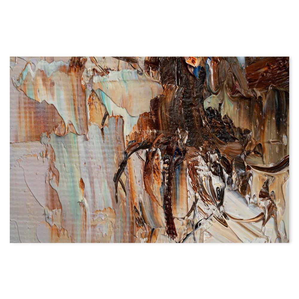 Silk and Cream , Hand-painted Canvas