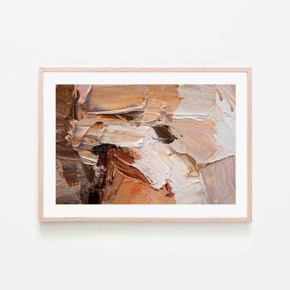 Creamy Layers , Hand-painted Canvas