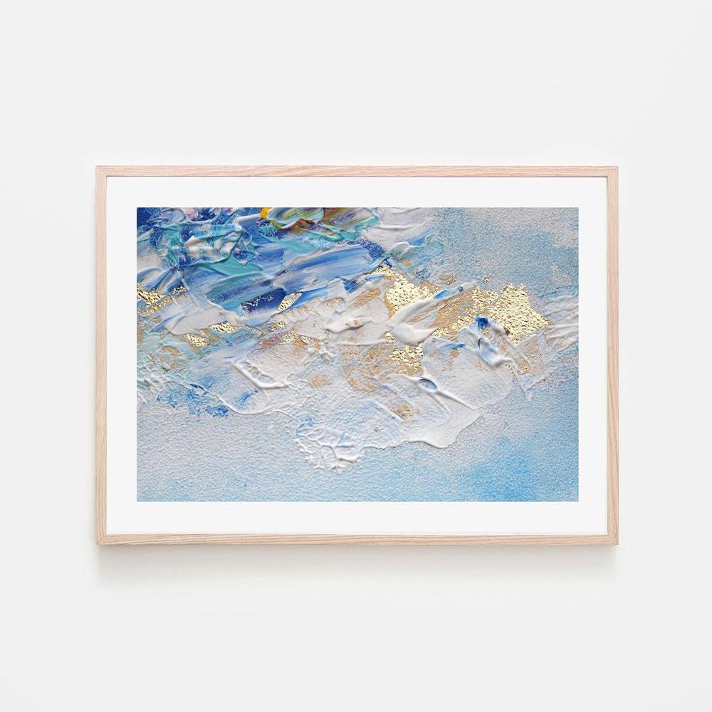 Gold Wave, Style A , Hand-painted Canvas