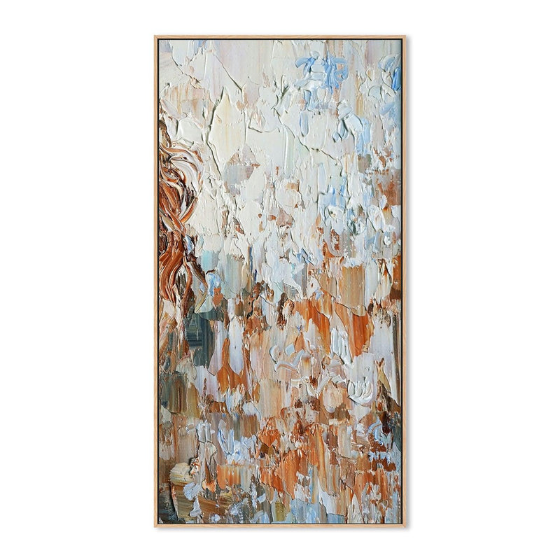 Land and Sky , Hand-painted Canvas