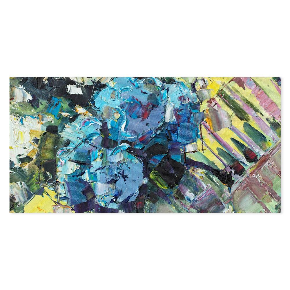 Blue Carnations , Hand-painted Canvas