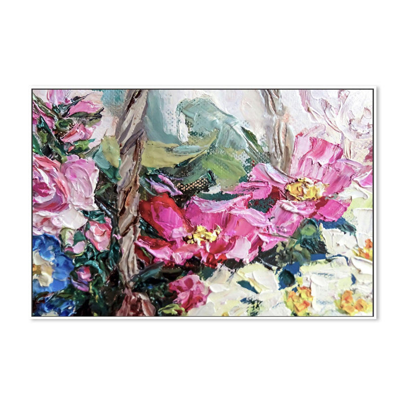 Flower Picking , Hand-painted Canvas