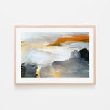 Warm Horizon, Style A , Hand-painted Canvas