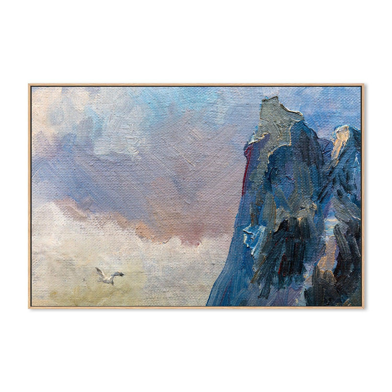 Mountain Peak , Hand-painted Canvas