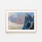 Mountain Peak , Hand-painted Canvas
