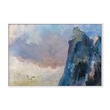 Mountain Peak , Hand-painted Canvas