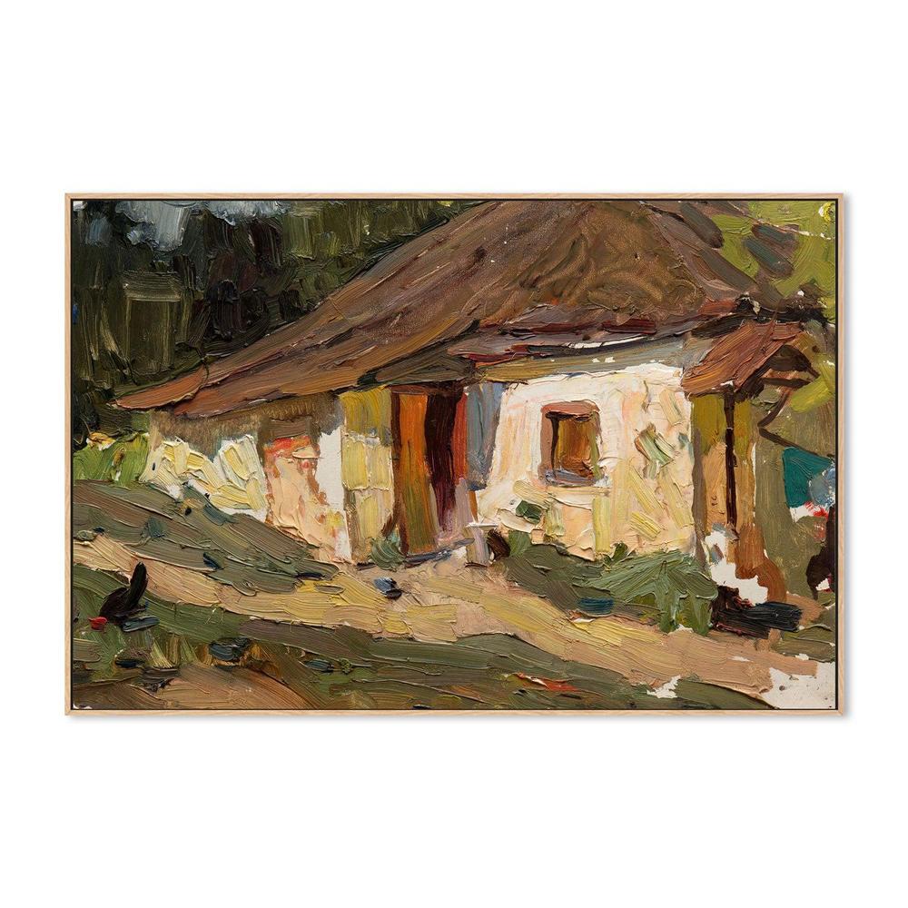 Farm House , Hand-painted Canvas
