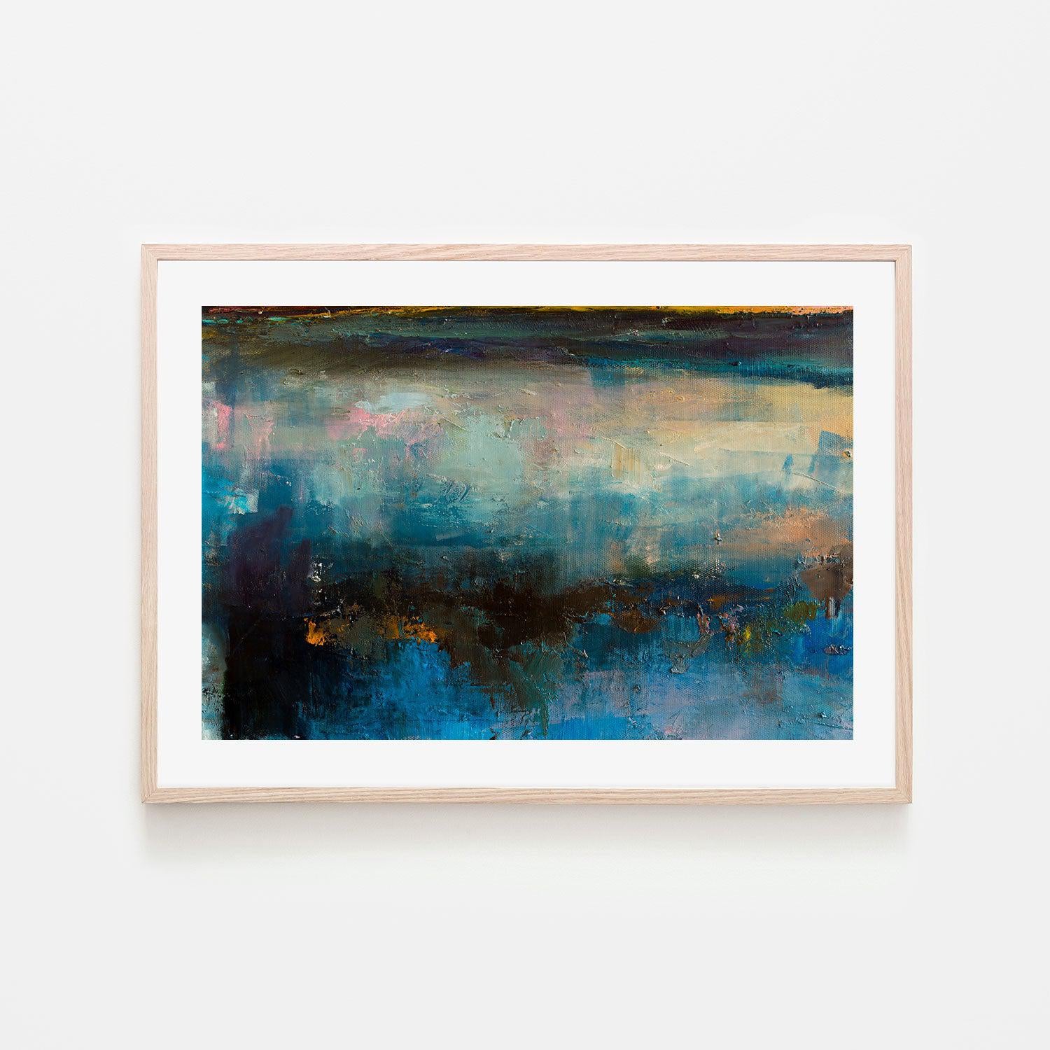 Night Reflections , Hand-painted Canvas