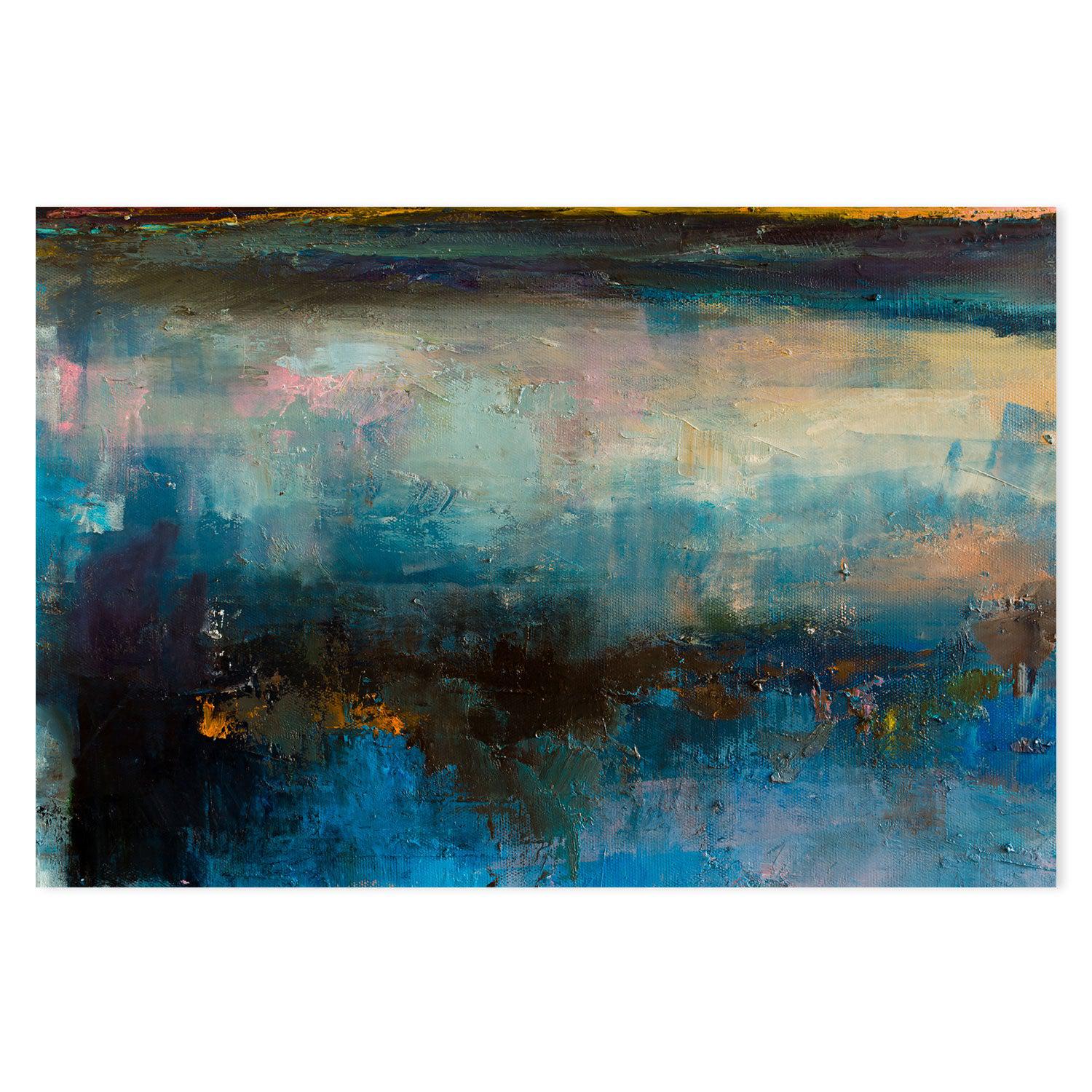 Night Reflections , Hand-painted Canvas