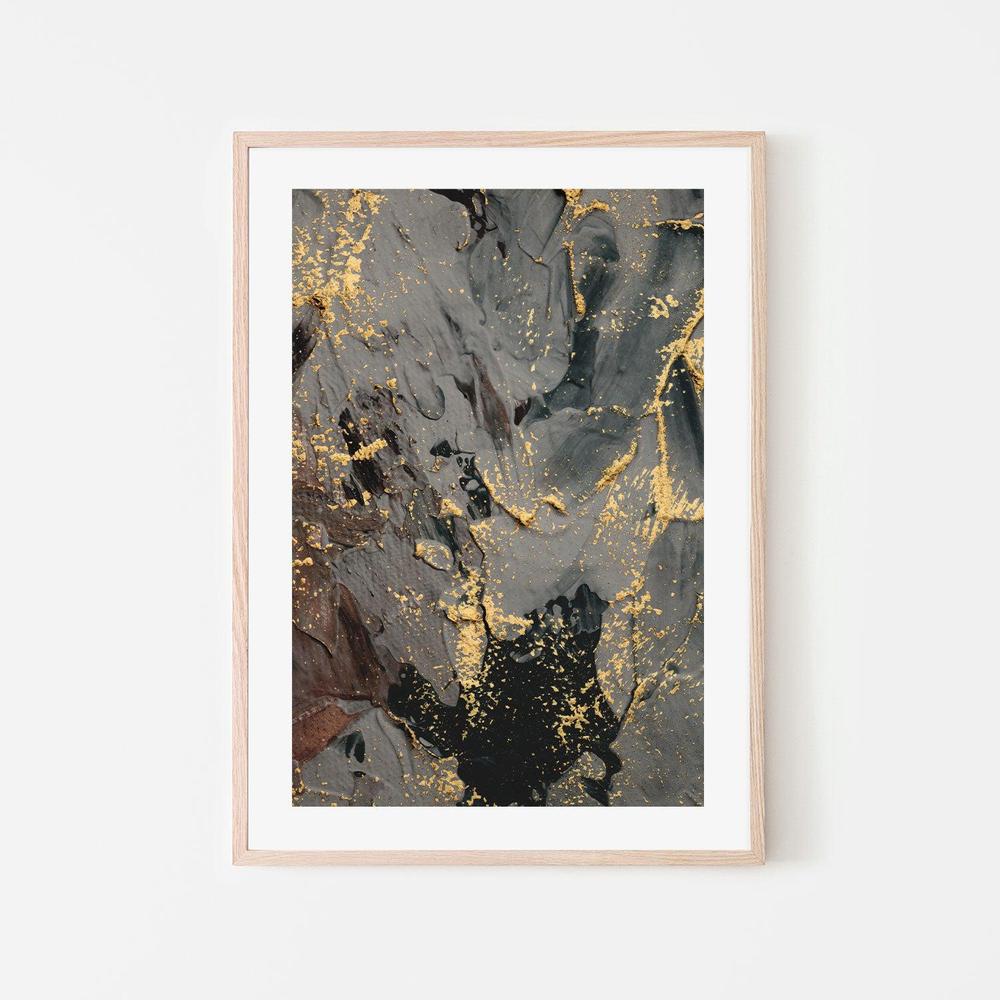 A Sprinkle Of Gold , Hand-painted Canvas