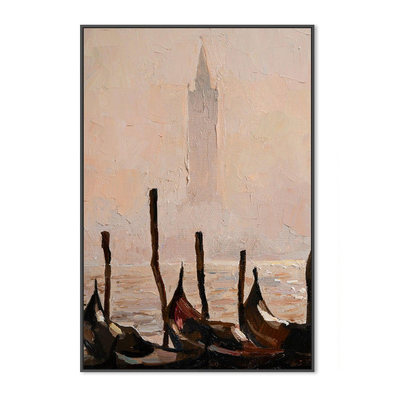 Through The Mist , Hand-painted Canvas