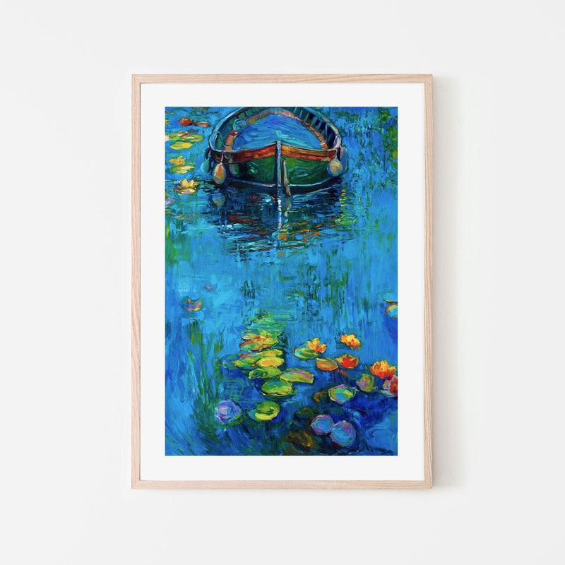 Quiet Day , Hand-painted Canvas