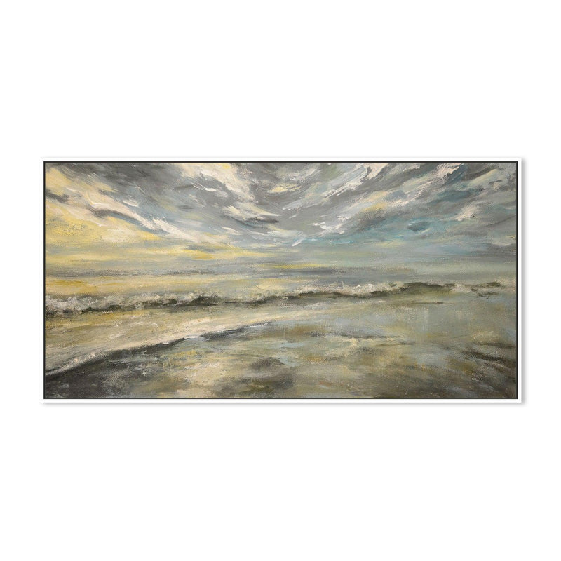 Cloudy Sky , Hand-painted Canvas