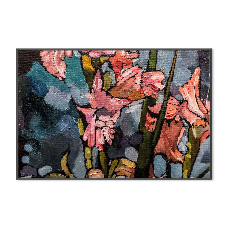 Blushing Blooms , Hand-painted Canvas