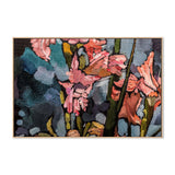Blushing Blooms , Hand-painted Canvas