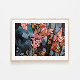 Blushing Blooms , Hand-painted Canvas