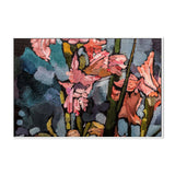 Blushing Blooms , Hand-painted Canvas