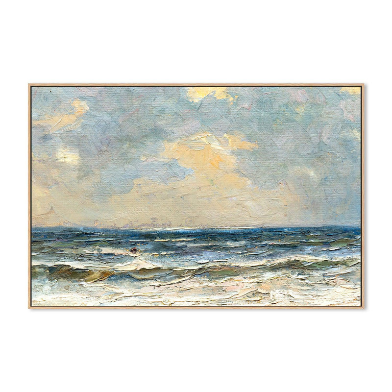 By The Shore , Hand-painted Canvas