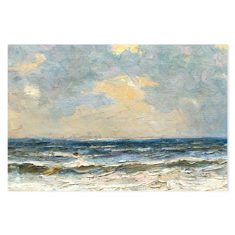 By The Shore , Hand-painted Canvas