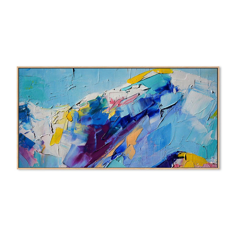 Over The Hill , Hand-painted Canvas