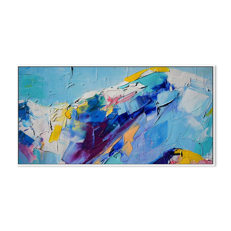 Over The Hill , Hand-painted Canvas