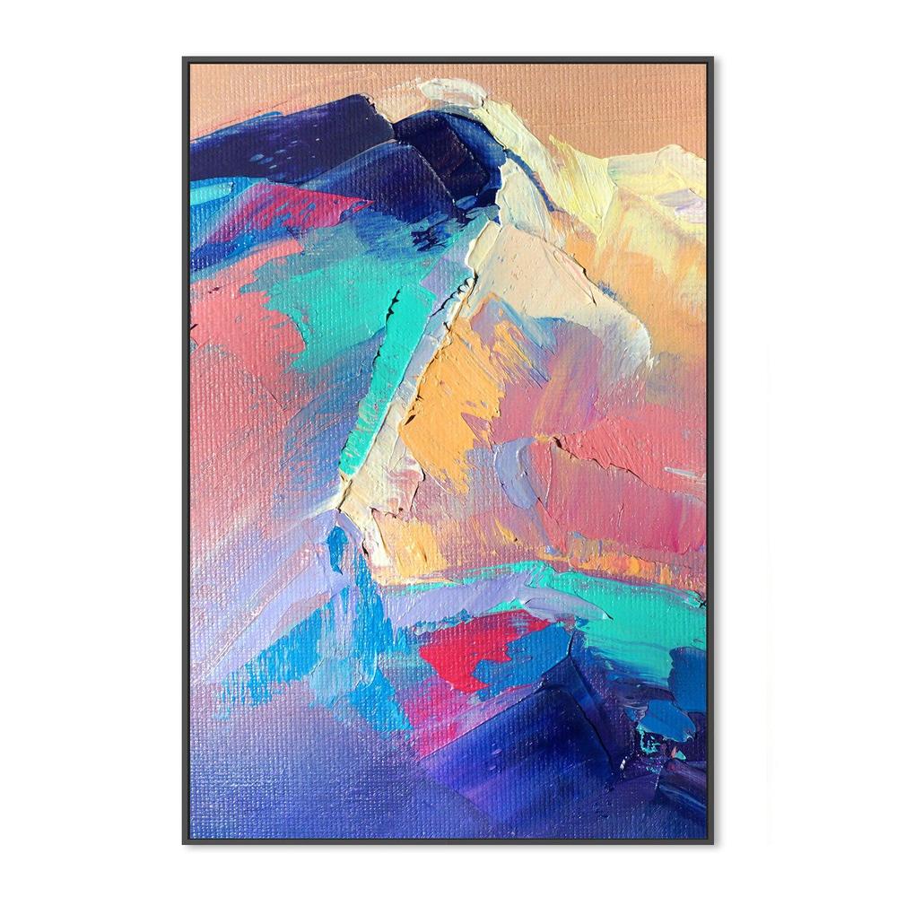 Mountains Peak , Hand-painted Canvas