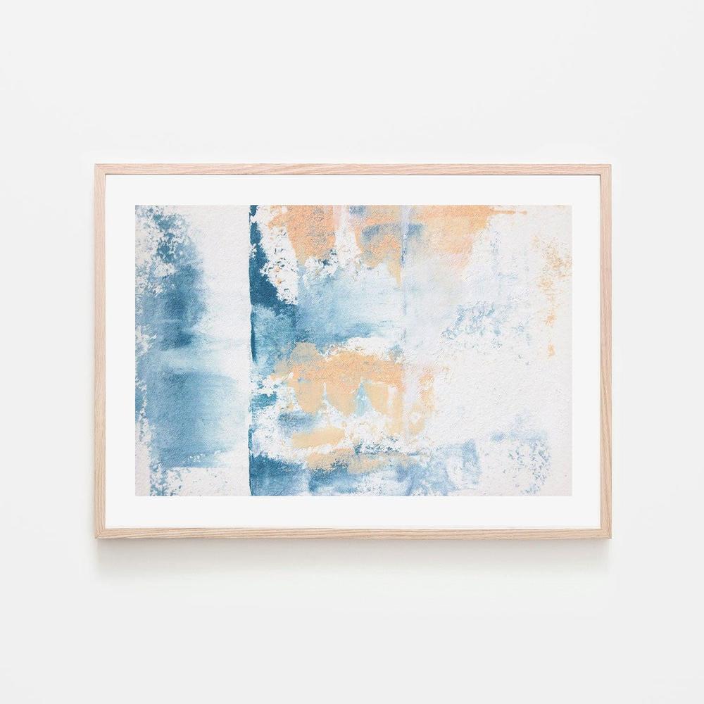 Coastal Foam , Hand-painted Canvas