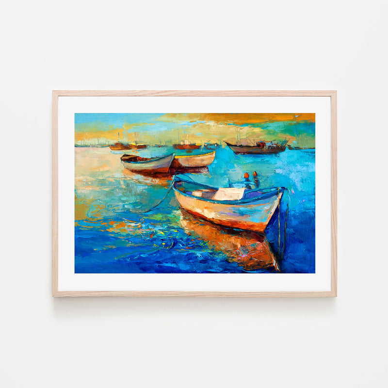 Calm Waters  , Hand-painted Canvas