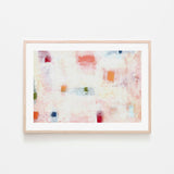 Pastel Blocks  , Hand-painted Canvas