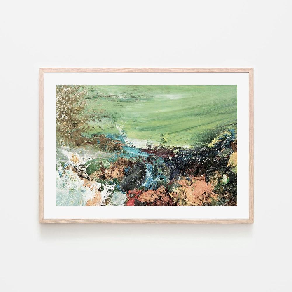 Green Terrain  , Hand-painted Canvas