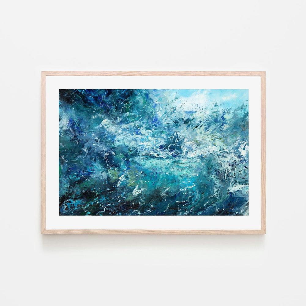 Fractured  , Hand-painted Canvas