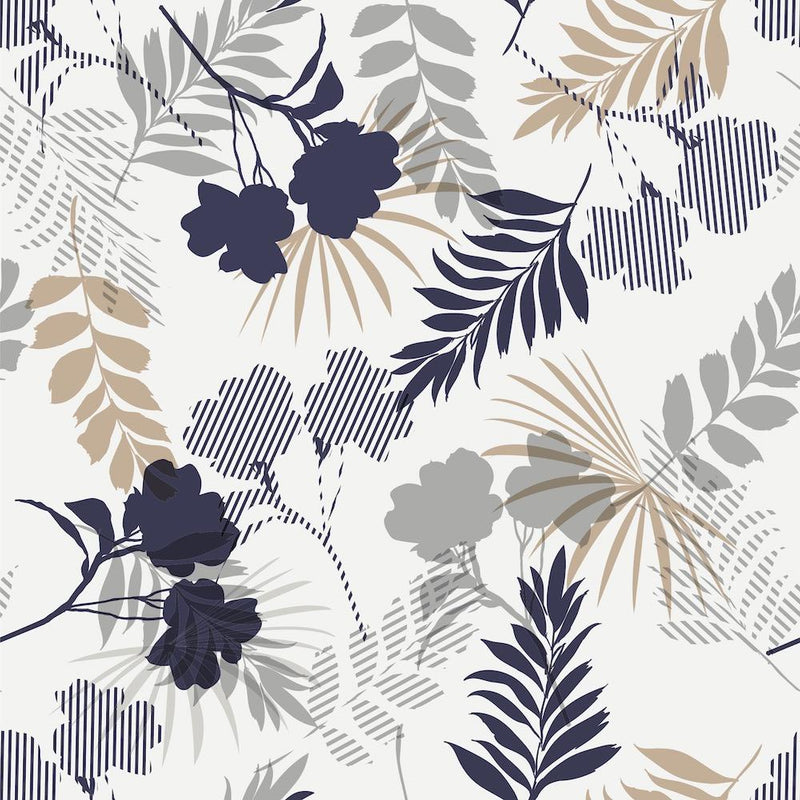 Ink Florals-wallpaper-eco-friendly-easy-removal-GIOIA-WALL-ART