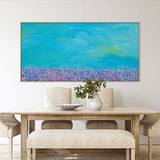 Land of Clear Blue, Original Painting On Canvas By Helen Joynson