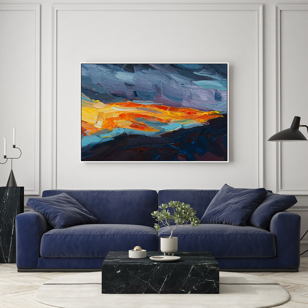 Playing With Fire, Style A , Hand-painted Canvas