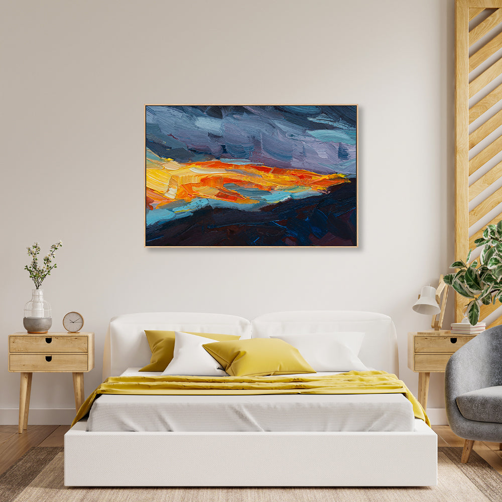 Playing With Fire, Style A , Hand-painted Canvas