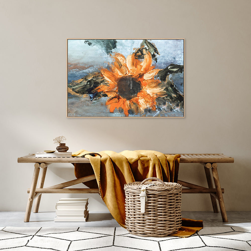 Bright Daisy, Style B, Hand-Painted Canvas