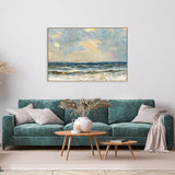 By The Shore , Hand-painted Canvas