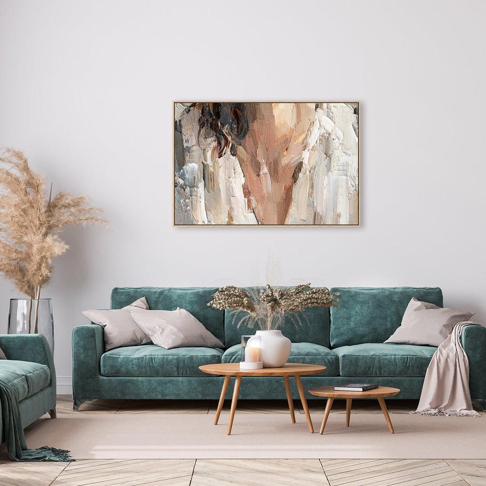 Nude Interlude , Hand-painted Canvas