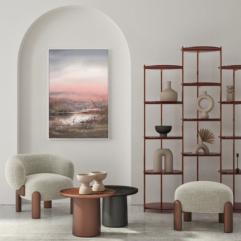 Pink Hues, Style A, Hand-Painted Canvas