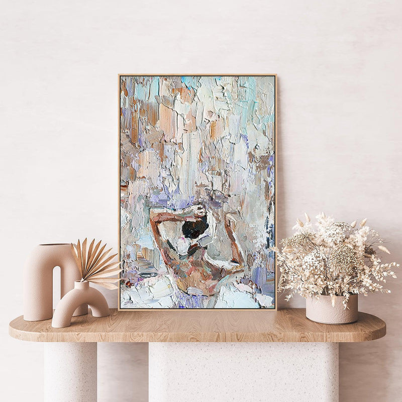 To The Ballet , Hand-painted Canvas