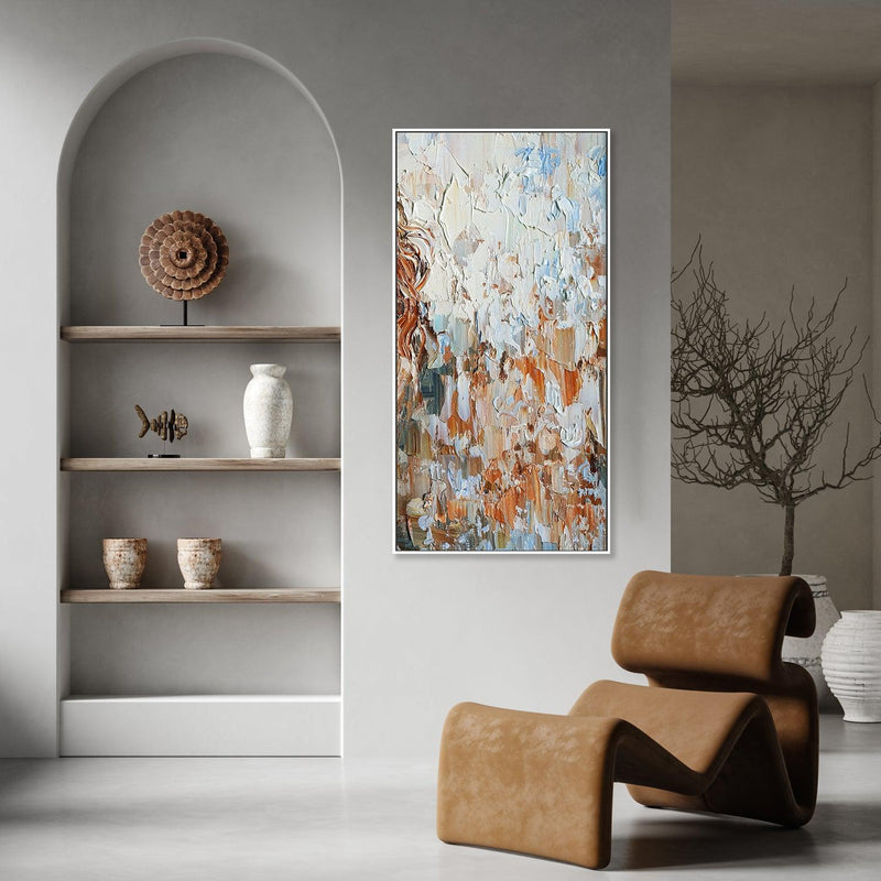 Land and Sky , Hand-painted Canvas