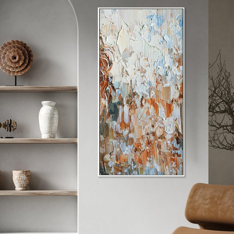 Land and Sky , Hand-painted Canvas