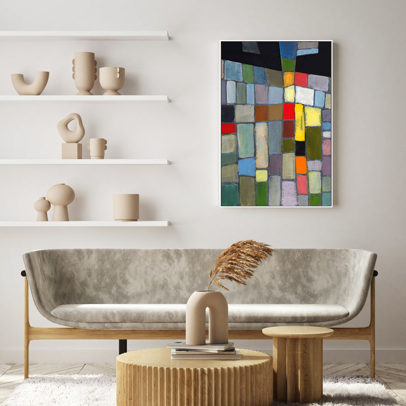 Mod Style, Hand-Painted Canvas