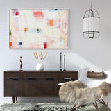 Pastel Blocks  , Hand-painted Canvas