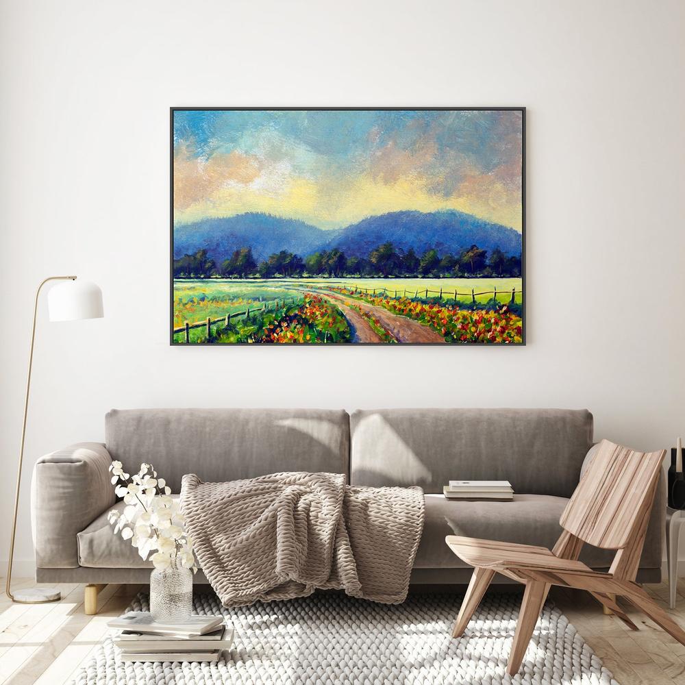 Meet Me In The Meadow, Hand-Painted Canvas