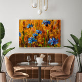 Blue With Envy, Hand-Painted Canvas